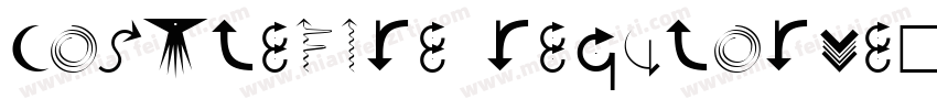 Castlefire RegularVe字体转换
